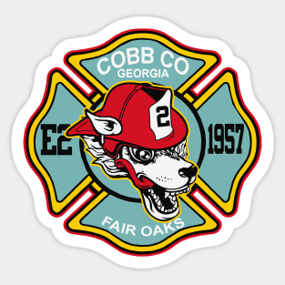 Cobb County Fire Station 2 Sticker